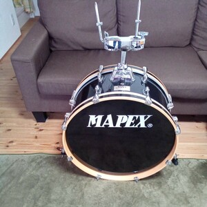 MAPEX V Series バスドラム 22×10インチ タムホルダー付き