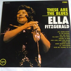 THESE ARE THE BLUES ELLA FITZGERALD PS-1046-V STEREO VEWE　エラ、ブルースを歌う　日本コロンビア株式会社　¥1,800