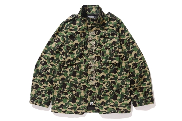 18ss A BATHING APE × UNDEFEATED ABC M-65 ジャケット BAPE サイズL 新品