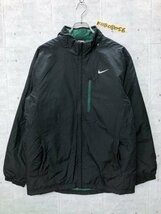 NIKE ナイキ 中綿（ポリエステル）入り シャカシャカ生地 ジップジャケット ウィンドブレーカー スポカジ スポーティー 運動 トレーニング_画像1