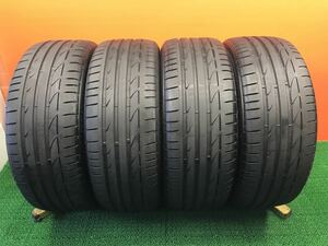 4W-16) 225/45R18 BRIDGESTONE Potenza S001 (BMW純正ランフラット) 6.5分山 4本