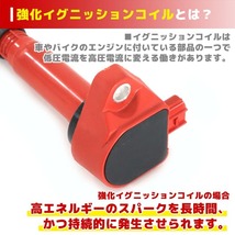 ホンダ ステップワゴン RK1 RK2 RK3 RK4 強化イグニッションコイル 1本 半年保証 純正同等品 30520-RNA-A01 ハイパワー_画像2