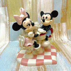 レア★ミッキーマウス Mickey Mouse デート Mickey's Soda Shop Sweetheart ミニーマウス レノックス LENOX フィギュア★Disney ディズニーの画像5