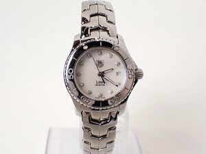 超美品 TAG Heuer(タグホイヤー) リンク ウォッチ 11Pダイヤ WJ1319-0 QZ 腕時計 ギャランティカード付き