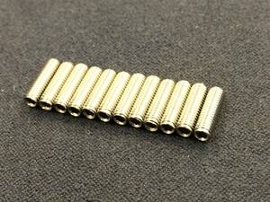 Stainless Saddle Height Screws Set (12)/ ギター 弦高イモネジ M3(10mm×12）日本全国送料無料！