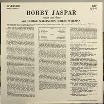 即決 US盤 良好盤 Reissue LP Bobby Jaspar / Tenor And Flute_画像2