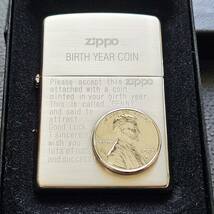 Zippo　Birth Year Coin 1975年 　バースイヤーコイン　未使用品　2006年製_画像2