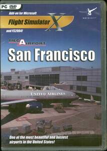 新品 Mega Airport San Francisco (FSX/FS2004) サンフランシスコ国際空港 アドオンソフト