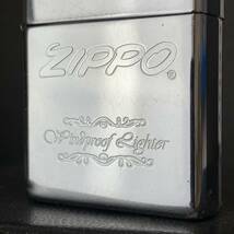 美商品 ZIPPO イタリックロゴ WINDPROOF LIGHTER ジッポー オイルライター シルバー Y0936_画像3