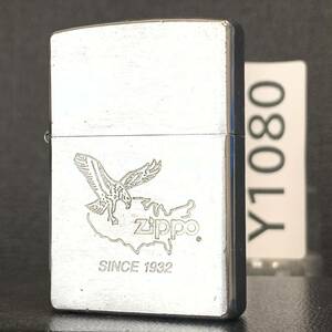 美商品 ZIPPO SINCE1932 EAGLE イーグル ジッポー オイルライター シルバー Y1080