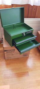アストロプロダクツ 工具箱 2段コンパクトツールボックス　緑色　モスグリーン　限定カラー