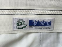 LAKELAND レイクランド オンワード メンズ チェック柄 タック入りパンツ 91 ベージュ黒_画像2