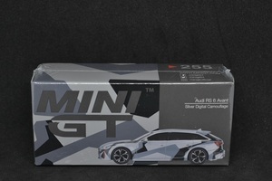TSM MINI-GT 1/64 Audi RS 6 Avant Silver Digital Camouflage China Exclusive アウディ デジタルカモフラージュ 中国限定 未開封