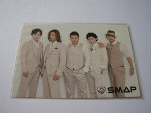 ◆ SMAP　シングル「そっと きゅっと／スーパースター★」カード 非売品 ◆