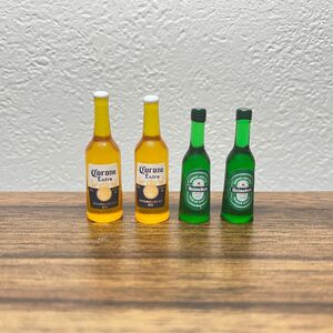 【4本セット】コロナビール ハイネケンビール ミニチュアセット