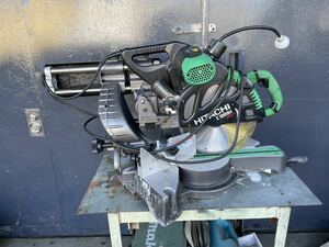 HITACHI　日立　C12RSH　卓上スライド丸のこ　305mm　100V　1400W　15A　動作確認済み　中古品