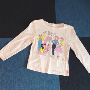 Billieblush 長袖Tシャツ 猫 蛍光