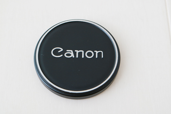 CANON キヤノン かぶせ式 メタル レンズキャップ　内径約60mm