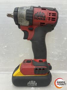 ◇マックツール/Mac tools MCF891 インパクトレンチ 本体 18V 2.0Ahバッテリー付き 中古品