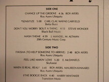 Roy Ayers Ubiquity ： Change Up The Groove LP (( The Boogie Back / 落札5点で送料当方負担_画像3