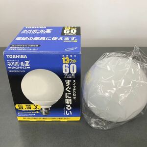そネオボールZ TOSHIBA 電球色 蛍光ランプ 13ワット60ワット形　現状品