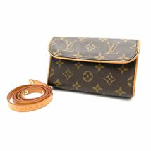 美品 LOUIS VUITTON ルイヴィトン ポシェット フロランティーヌ モノグラム ウエストポーチ ウエストバッグ_画像1