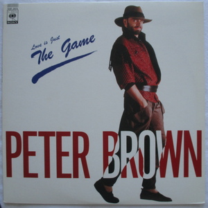 ◇12：JPN◇ PETER BROWN / (LOVE IS JUST) THE GAME