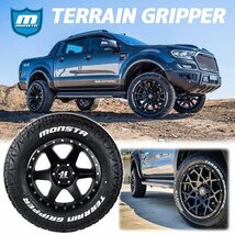 2023年製 MONSTA TERRAIN GRIPPER 265/60R18 265/60-18 114T XL RWL ホワイトレター 4本セット モンスタ テレーン グリッパー 4本SET_画像4