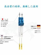 FLYPROFiber 10M OS2 LC-LC 光ファイバーケーブル_画像2