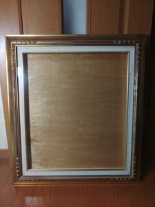 (15) wooden empty amount glass entering ( picture frame oil painting )