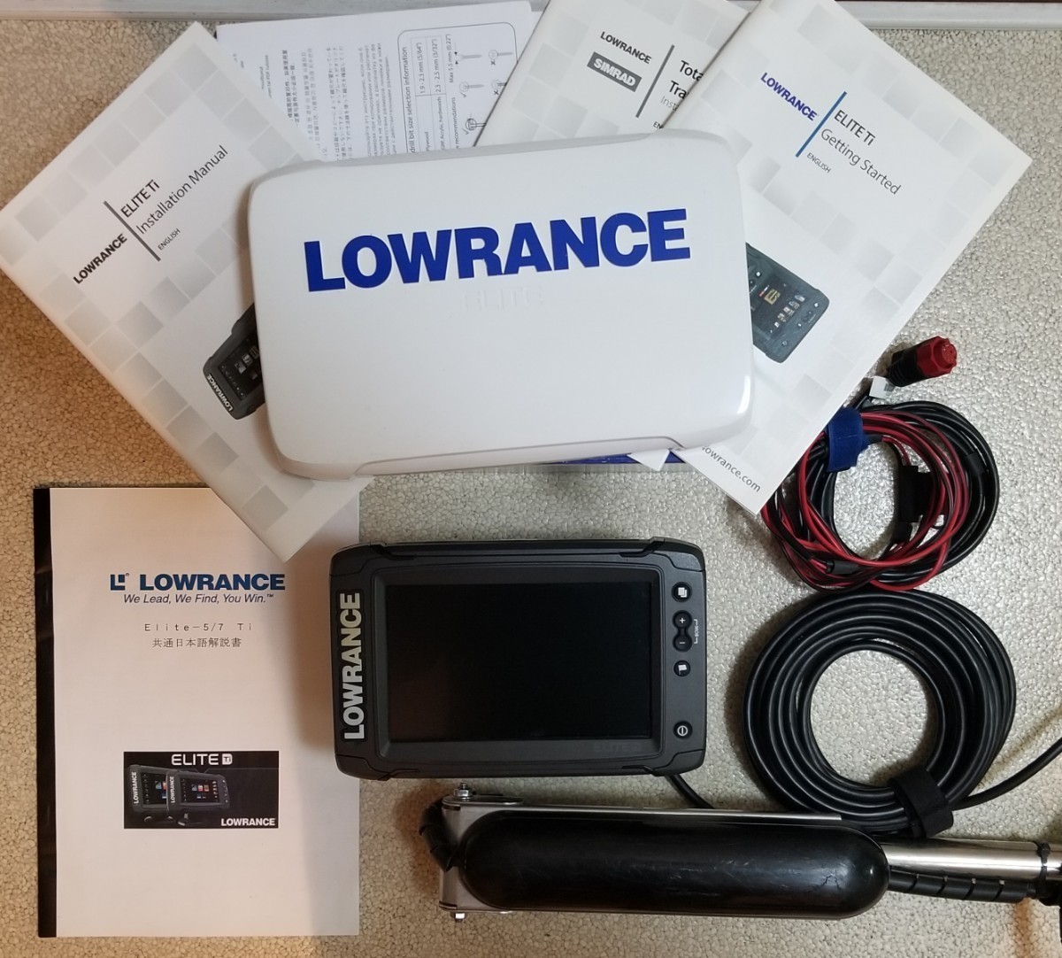 2023年最新】Yahoo!オークション -(lowrance ローランス) 振動子の中古