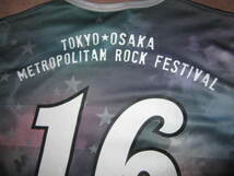 超レア！激安 即決！ METROCK 2016 METROPOLITAN ROCK FESTIVAL メトロック サッカー Tシャツ M　WANIMA 星野源 ONE OK ROCK BLUE ENCOUNT_画像5