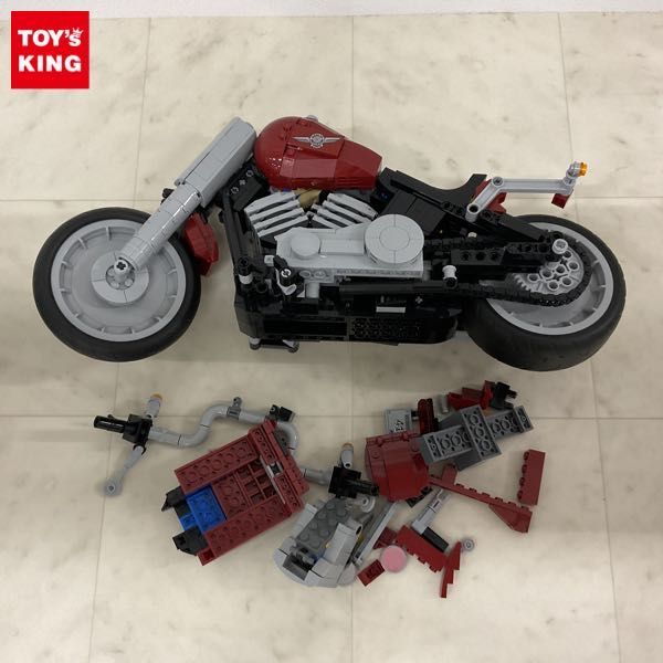 Yahoo!オークション -「ハーレーダビッドソン ファットボーイ」(LEGO