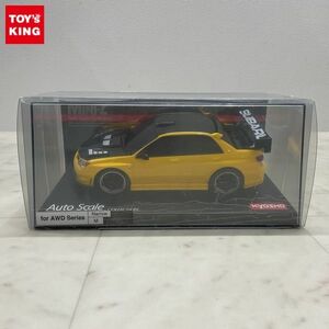 1円〜 京商 MINI-Z スバル インプレッサ WRX エアロバージョン with カーボンボンネット メタリックイエロー