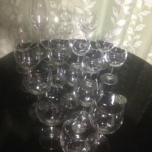 送料込み全部で20個食器ワイングラスとかブランデーグラスとかシャンパングラスとか キムラガラス ARC FRANCE SCHO.TT ZWIESELの画像1