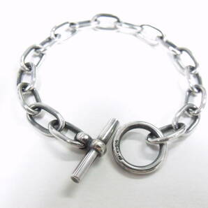 ○シルバー925 長アズキ チェーン ブレスレット 【ナロータイプ 】【Size 16.5】日本製 23g マンテル 小豆 SILVER 925 BRACELET