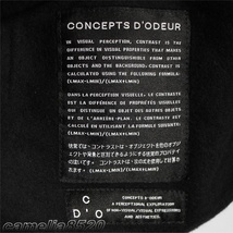 Concepts d'Odeur コンセプト オデュール 北欧 スウェーデン アートスウェット CARPE DIEM 黒 オーバーサイズ EU XS サイズ M L 未使用品_画像4