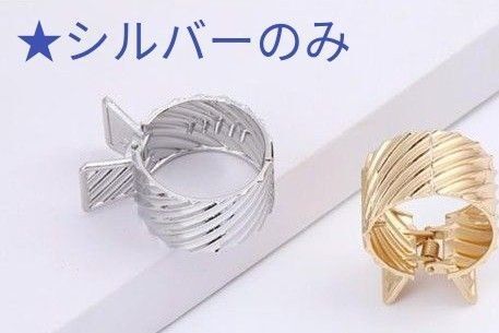 訳あり バンスクリップ シルバー メタル ヘアクリップ ヘアアクセサリー ポニーフック