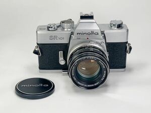 【現状品】MINOLTA SR101 / MINOLTA MC ROKKOR-PF 55mm f1.7 ミノルタ フィルムカメラ