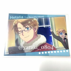 Hetalia TBW Первое издание ★ № 52 / USA Рождественская торговая карта