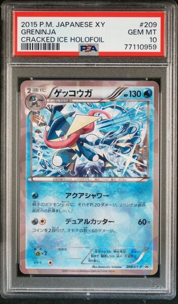 ★ PSA10 209/XY-P プロモ ゲッコウガ ★ ポケモンカード ゲーム (Pokemon) ★ 鑑定品 美品 ★