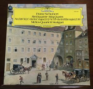 独DGG 2530322★メロスQ《シューベルト:弦楽四重奏曲 第1,第2,第3番 》★ドイツプレス 激レア LP 高音質