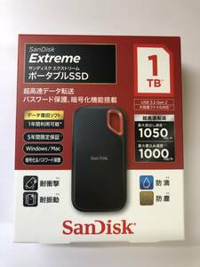 ☆　新品未開封 Sandisk サンディスク エクストリーム ポータブル SDSSDE61-1T00-J25　最大容量 1TB　☆