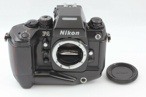 カ/Nikon/Nikon F4S MB-21/フィルムカメラ/ブラック/35mmフォーマット/通電 シャッター確認済み/外観　光学ダメージあり/★カ-e2182★