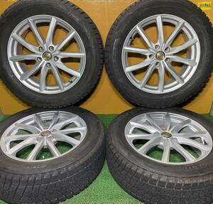 225/60R18 100Q BRIDGESTONE BLIZZAK DM-V2 MANARAY SPORT SPIDER 【18×7.0J +38 PCD: 114.3×5H ハブ径: 73mm】ハリアー, エクストレイル