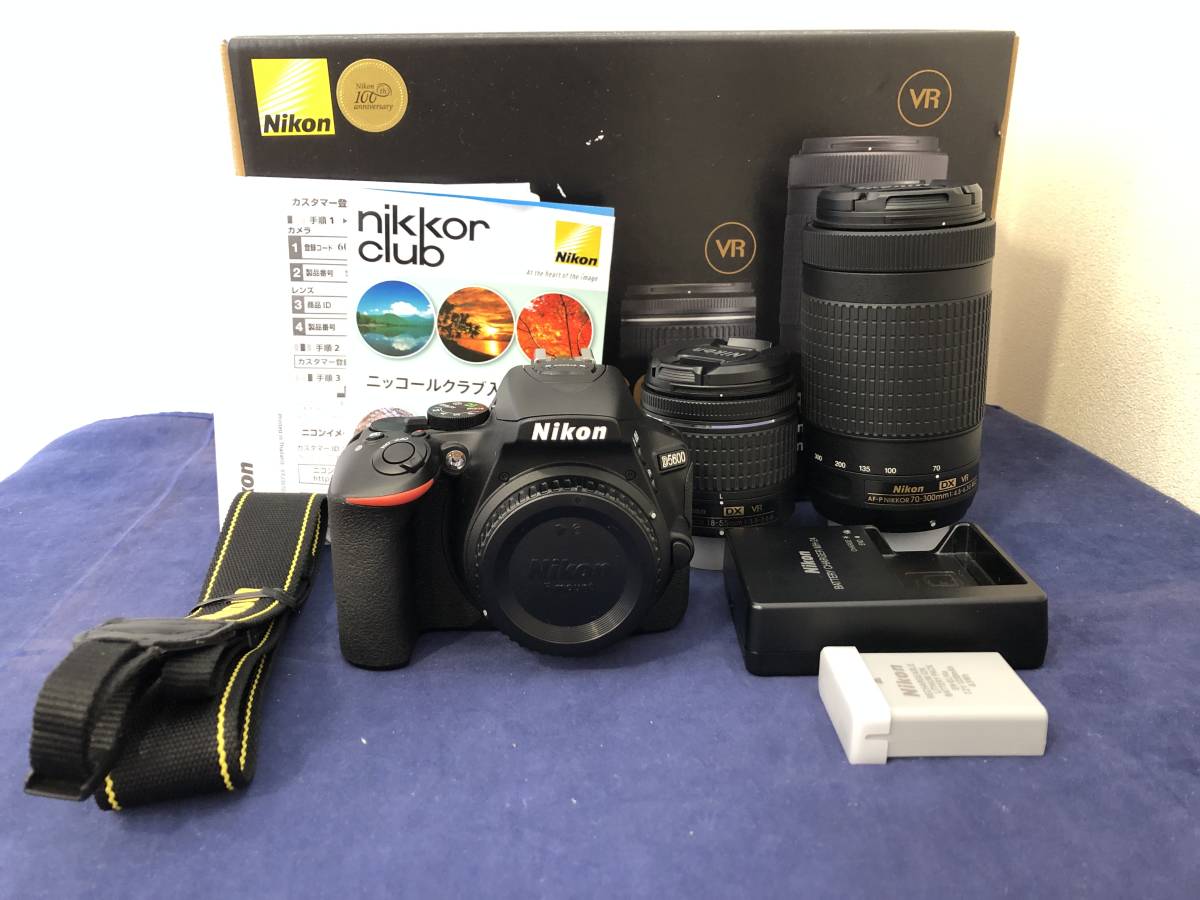 ヤフオク! -「nikon d5600 ダブルズームキット」の落札相場・落札価格