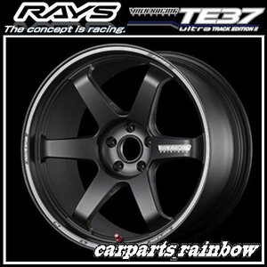 ★RAYS/レイズ VOLKRACING ボルクレーシング TE37ultra TRACK EDITIONⅡ 20×10.0J/10J 5/114.3 +30★ブラストブラック(BC)★