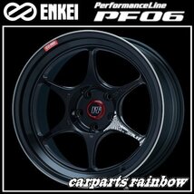 ★ENKEI/エンケイ PerformanceLine パフォーマンスライン PF06 17×9.0J/9J 5/100 +22★Machining Black/ブラック★2本価格★_画像1