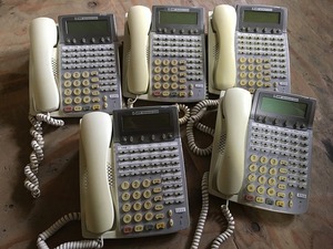 # business phone 32 button IP Chinese character standard telephone machine ITR-32K-1D(WH) 5 pcs. set [I0513R1 2F-TEL]