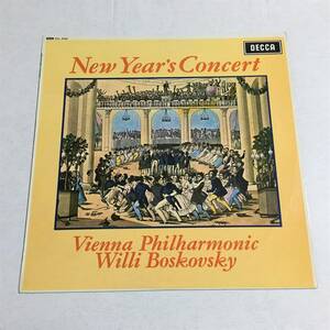 DECCA 英初出 ボスコフスキー/ウィーンフィル NEW YEAR'S CONCERT SXL-6332 ED2ラベル